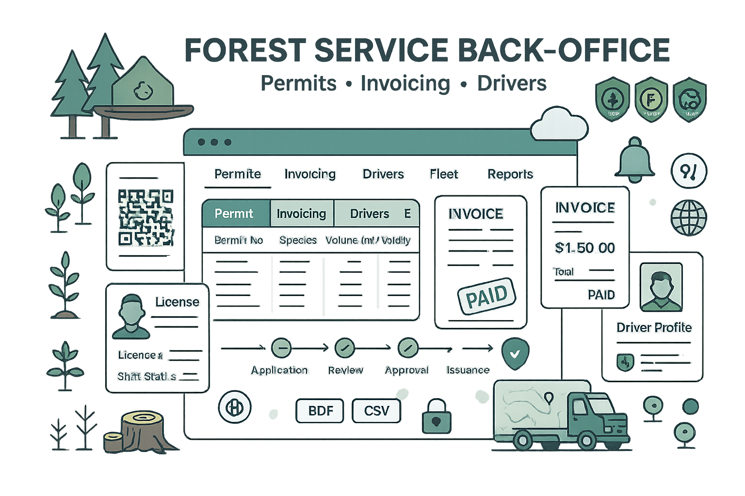 Forestry Service Backoffice System